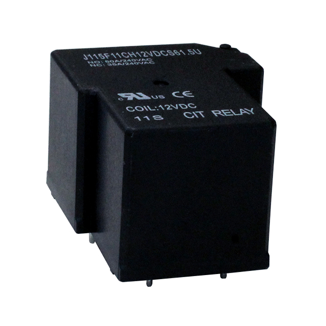 J115F11CH12VDCS61.5U CIT Relay and Switch  Power Relays Over 2 Amps